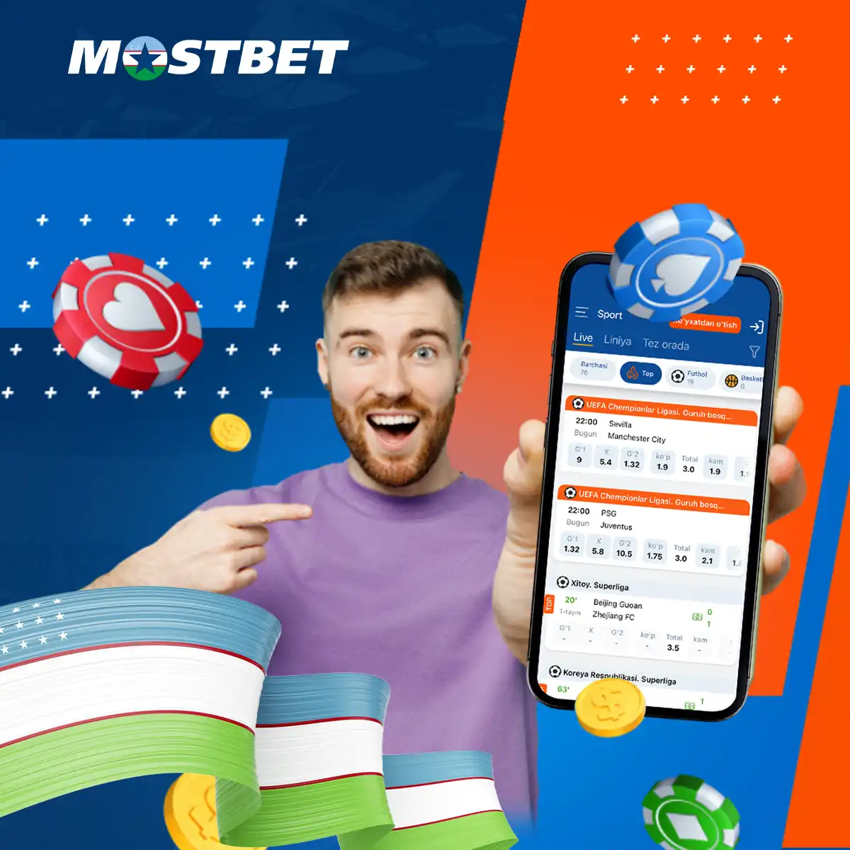 Advantages of using the Mostbet app in Uzbekistan